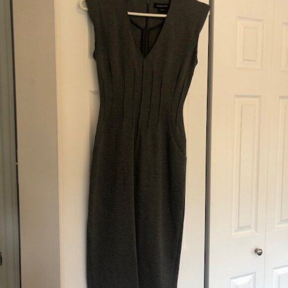 Charcoal grey knit midi dress - Picture 9 of 9